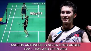 Anders Antonsen vs Ng Ka Long Angus | Badminton Thailand Open 2024