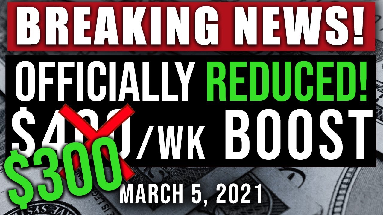 (BREAKING NEWS! OFFICIALLY LOWERED 300) STIMULUS CHECK UPDATE