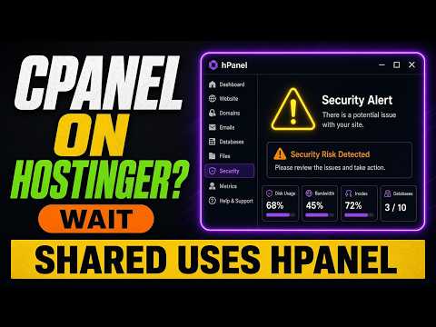 Hostinger cPanel Hosting: It's hPanel, Not cPanel (Here's Why)