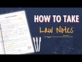 How i take notes at law school  the soar framework