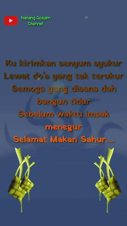 status/story wa sahur 2019