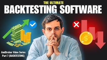 Part 7  - Amibroker Tutorial - How to Backtest Trading Strategies using AmiBroker Software?