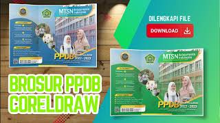 Download filenya ..! Cara Mudah Membuat Brosur Mts Dengan Coreldraw