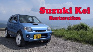 Restored a Kei car in Japan! Suzuki Kei HN21S K6A Turbo