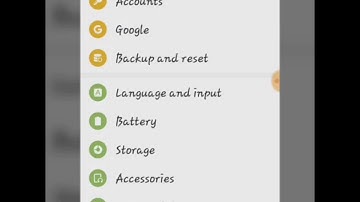 Android settings for left handed people