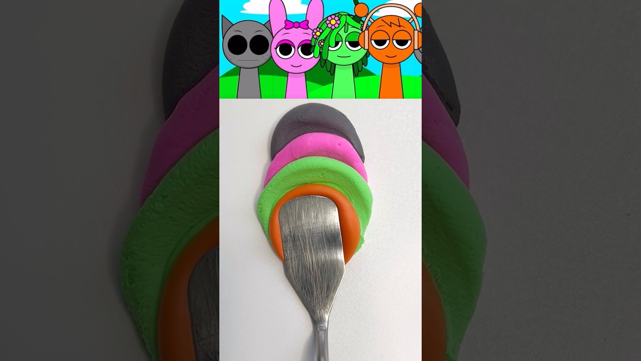 Mixing Sprunki character Colors 