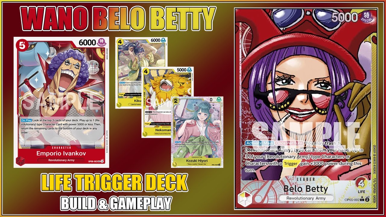 belo betty one piece tcg deck Bello Deluxe Box  ReillyTCG Rare collectible card featuring Belo Betty from the One Piece Trading Card Game. WANO BELO BETTY | OFFENSIVE