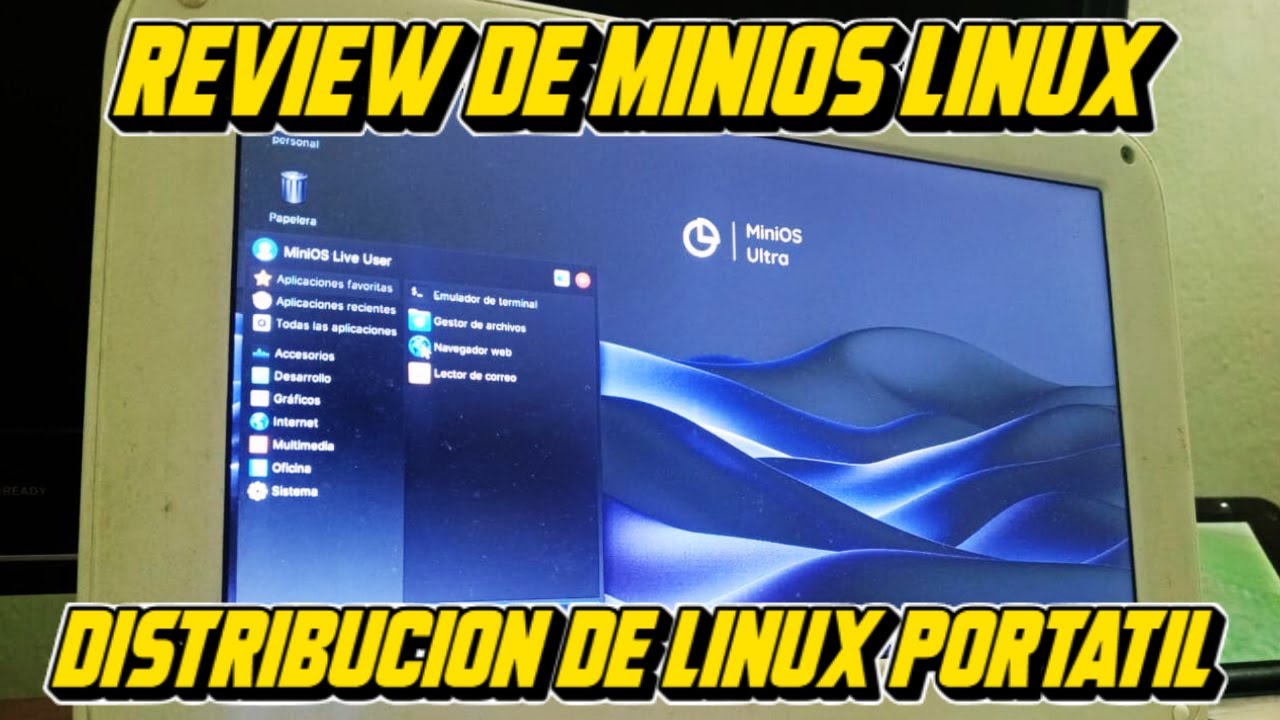 Review de MiniOS distribución de Linux portátil - YouTube