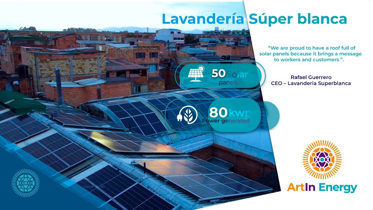 ArtIn Energy & Lavanderia Superblanca: Success Story - Photovoltaic Solar Energy