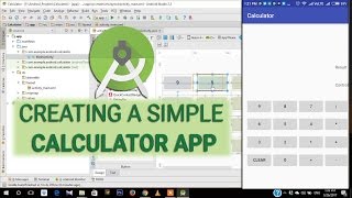 Calculator App Tutorial E01 - Creating a Simple Calculator Layout in Android Studio 2.3 screenshot 2