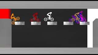 Bicycle Survival | Survival Bicycle Race II in Algodoo