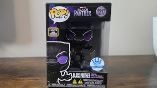 Funko Pop!: Marvel Studios Black Panther Lights & Sounds Bobble Head Figure Review #marvel #funkopop