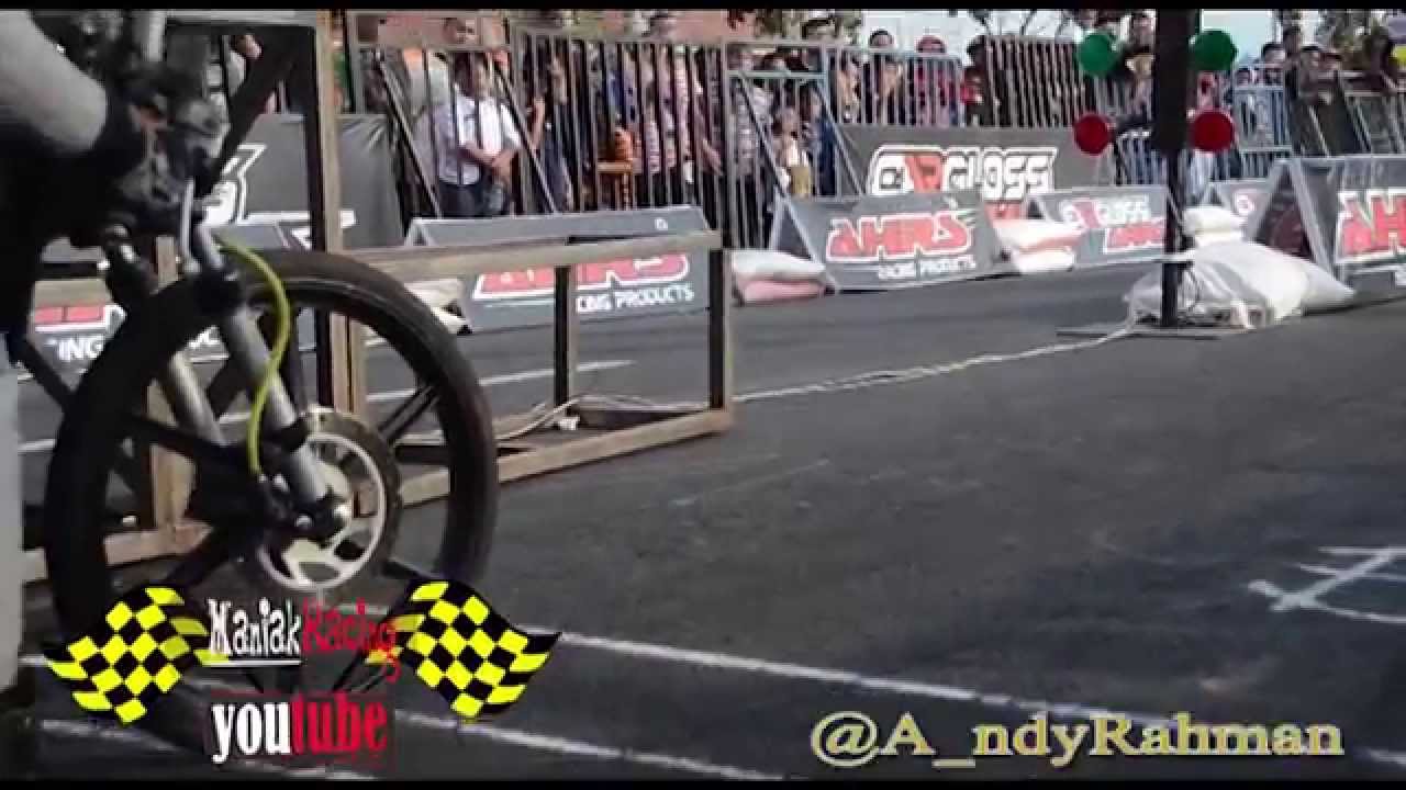 Seru Duel Eko Kodok Vs Dwi Batank Di AHRS Indonesia Drag Bike