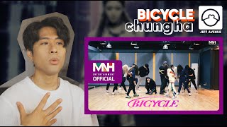 Performer Reacts to Chungha ‘Bicycle’ Dance Practice