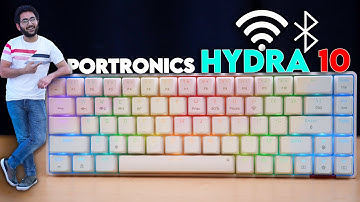60% Mechanical Wireless Gaming Keyboard | Portronics Hydra 10
