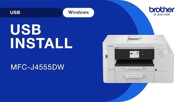 Install MFCJ4555DW with USB - Windows