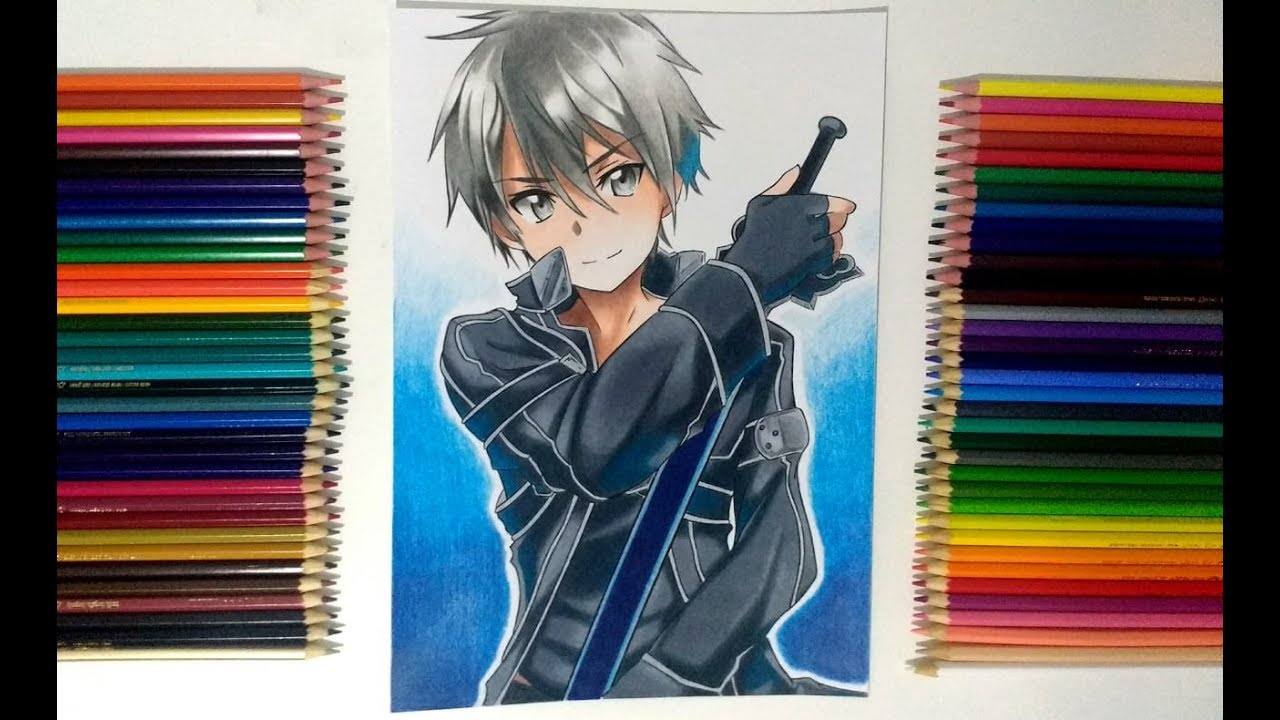 Vídeo novo no canal! Kirito - Mayara Rodrigues Drawings