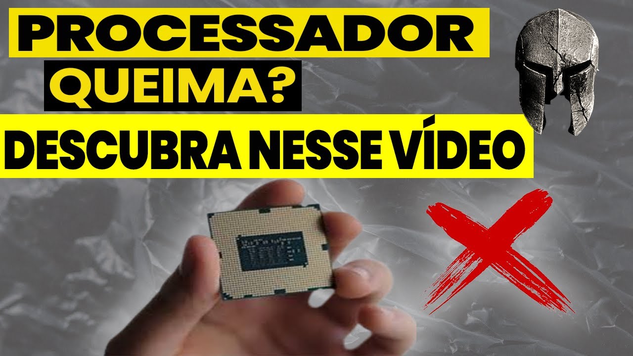 Como saber identificar se o Processador está Queimado - YouTube