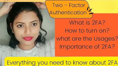 Two - Factor Authentication | For Instagram and Facebook | In kannada |
