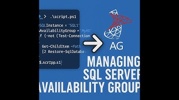 Manage SQL Server AG with Powershell