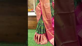 Latest Festive Collection Arrived Pure Handwoven Double Ikat Pattu Saree