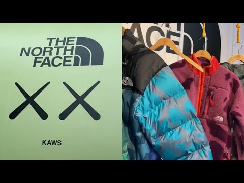 Inside Look at KAWS x THE NORTH FACE Pop-Up Store 👀 - YouTube