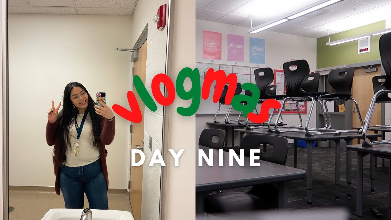DAY IN THE LIFE OF A HS SUBSTITUTE TEACHER | vlogmas day 9 - YouTube