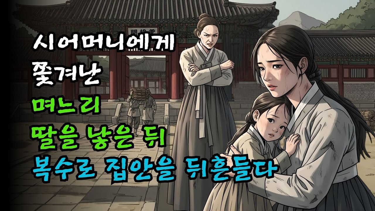 시어머니에게 쫓겨난 며느리, 딸을 낳은 뒤 복수로 집안을 뒤흔들다 | 야담·민담·전설·옛날이야기·사연