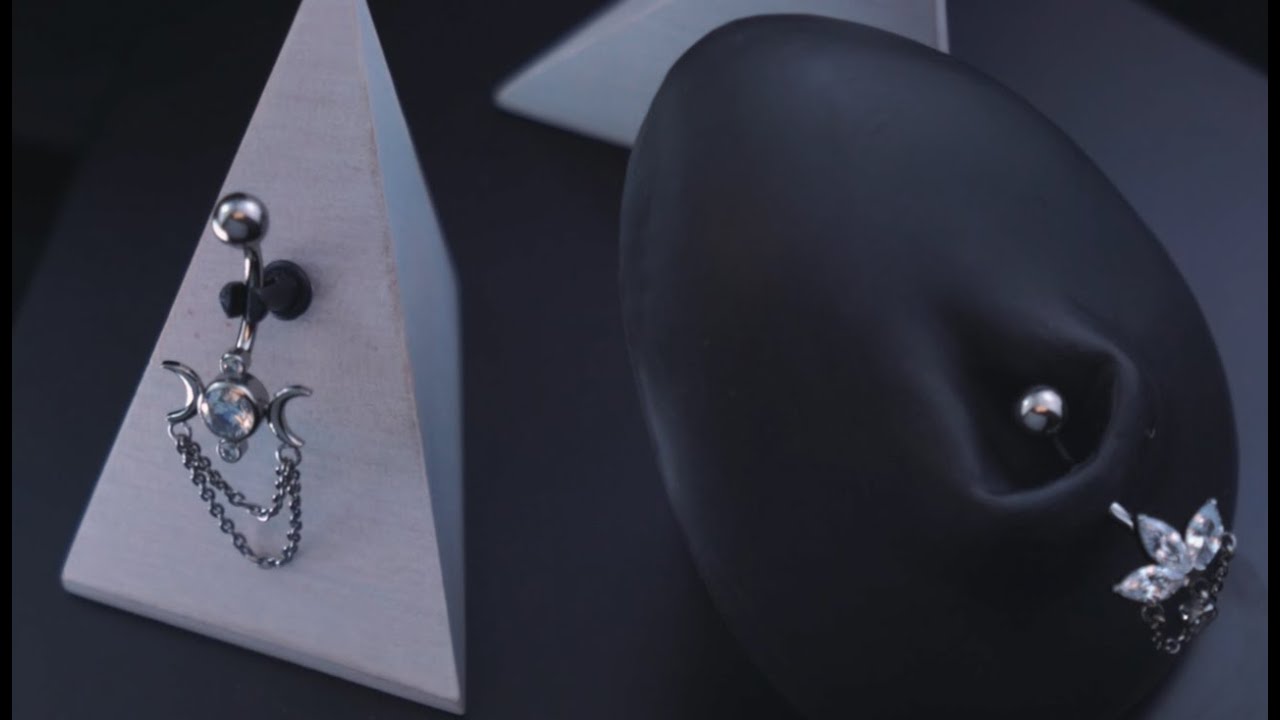 New Titanium CZ Gem Belly Rings! UBJ.com