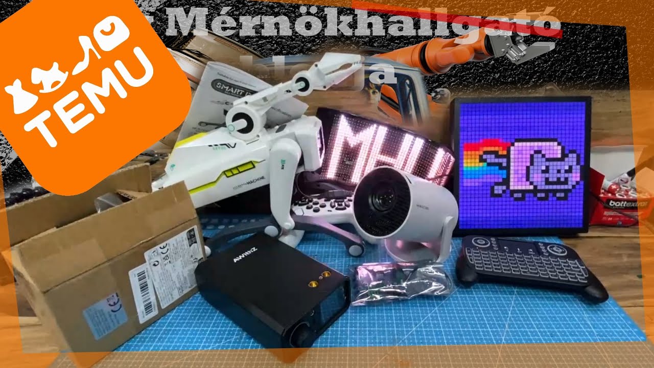 Projektort és robot kutyát Temuról!!