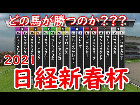 日経新春杯2021　レースシミュレーション　大混戦？【スタポケ】