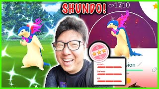 SHUNDO Hisuian Typhlosion Caught on Raid Day! - Pokemon GO