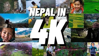 NEPAL IN 4K | NATURE SCENERY & RELAXING MUSIC | NEPAL8THWONDER