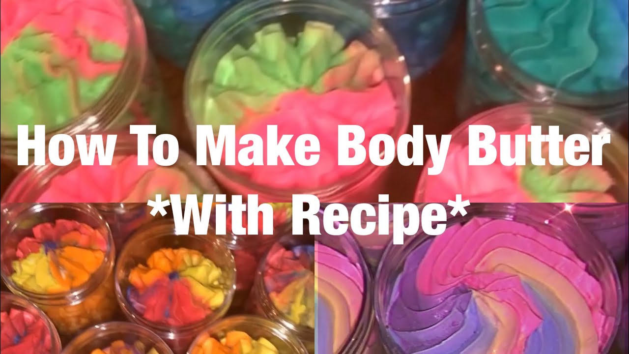 HOW TO MAKE WHIPPED BODY BUTTER AT HOME | With Recipe |