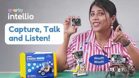 Quarky Intellio: Voice Commands, Object Detection and ChatGPT | AI and AR DIY Robotics Kit