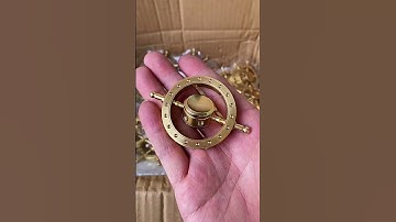 Rudder-shaped fidget spinner, very worth owning #fidget #fidgettoys #edc #fidgetslider #shorts