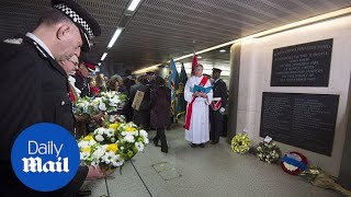 Memorial service held for victims of King's Cross fire 30 years on - Daily Mail