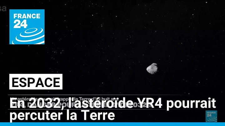 L'astéroïde YR4 pourrait percuter la Terre en 2032, mais la probabilité reste faible