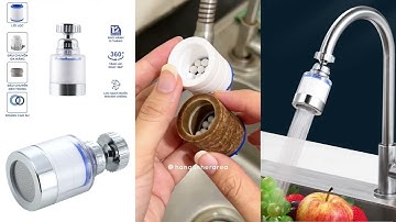 ĐẦU LỌC NƯỚC TẠI VÒI TĂNG ÁP XOAY 360 ĐỘ - LỌC CẶN BẨN TẠP CHẤT - TIẾT KIỆM NƯỚC TỐI ĐA