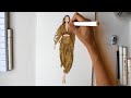 BASIC Fashion illustration figure sketching colouring with markers TIMELAPSE Christopher Esber 2020