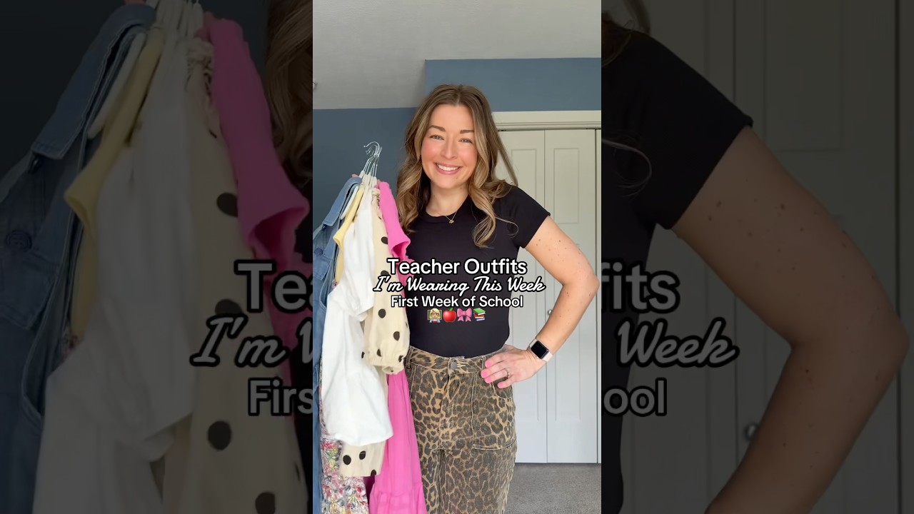 First week teacher fits👩🏼‍🏫
