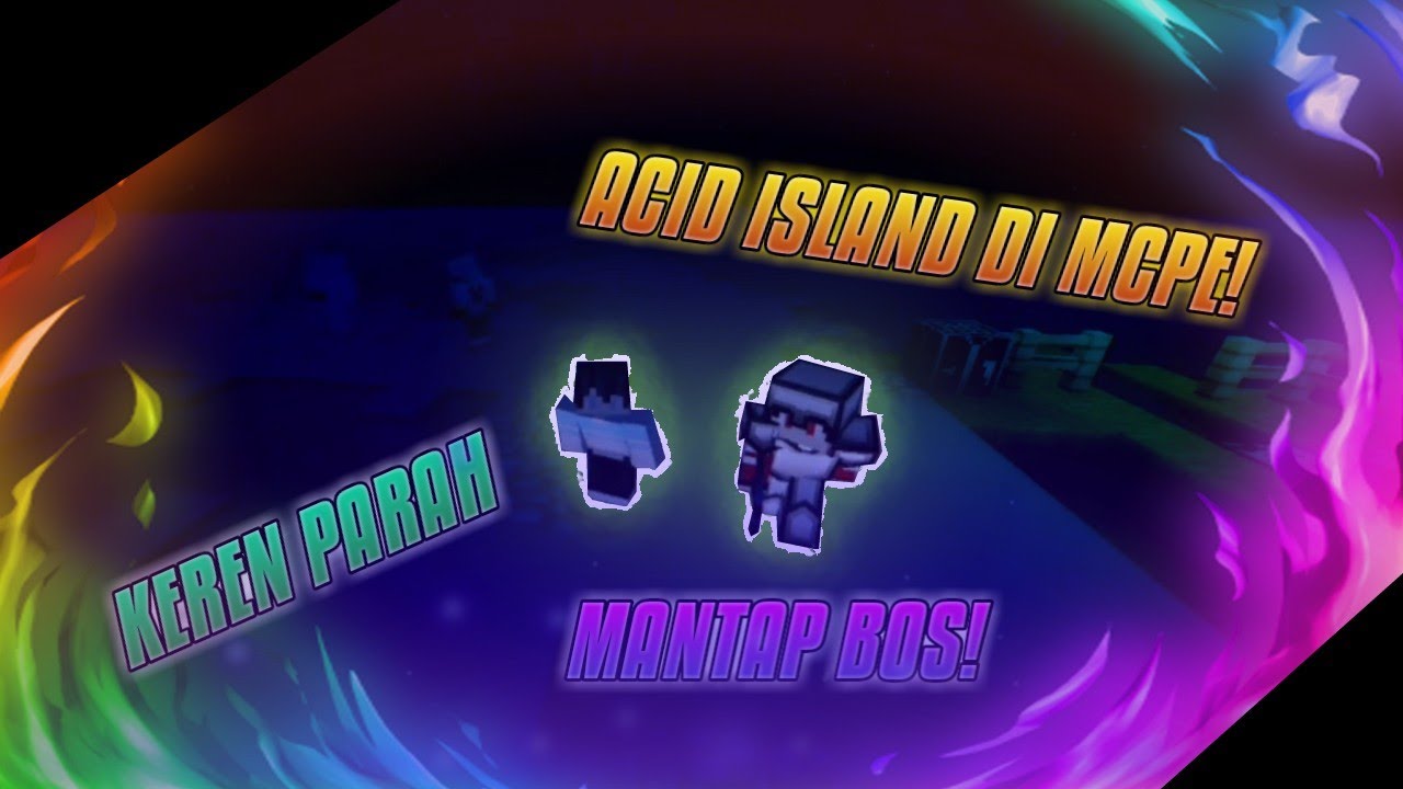 SERVER ACID ISLAND MIRIP SANS SMP DI MCPE!! MINECRAFT