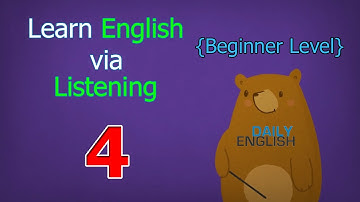 Learn English via Listening Beginner Level | Lesson 4 | Going Camping