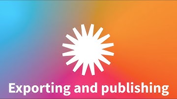 Exporting and publishing Flourish projects