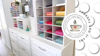 Mini Craft Room Tour | My Stamp and Die Storage | How and Where