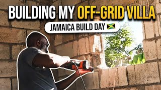 Work continues on the off grid Villa 🇯🇲