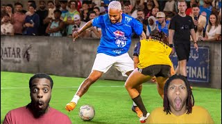 Neymar Jr Plays Against Women's Winning Team! *Didnt End Well*