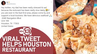 College student's tweet helps boost Houston restaurant