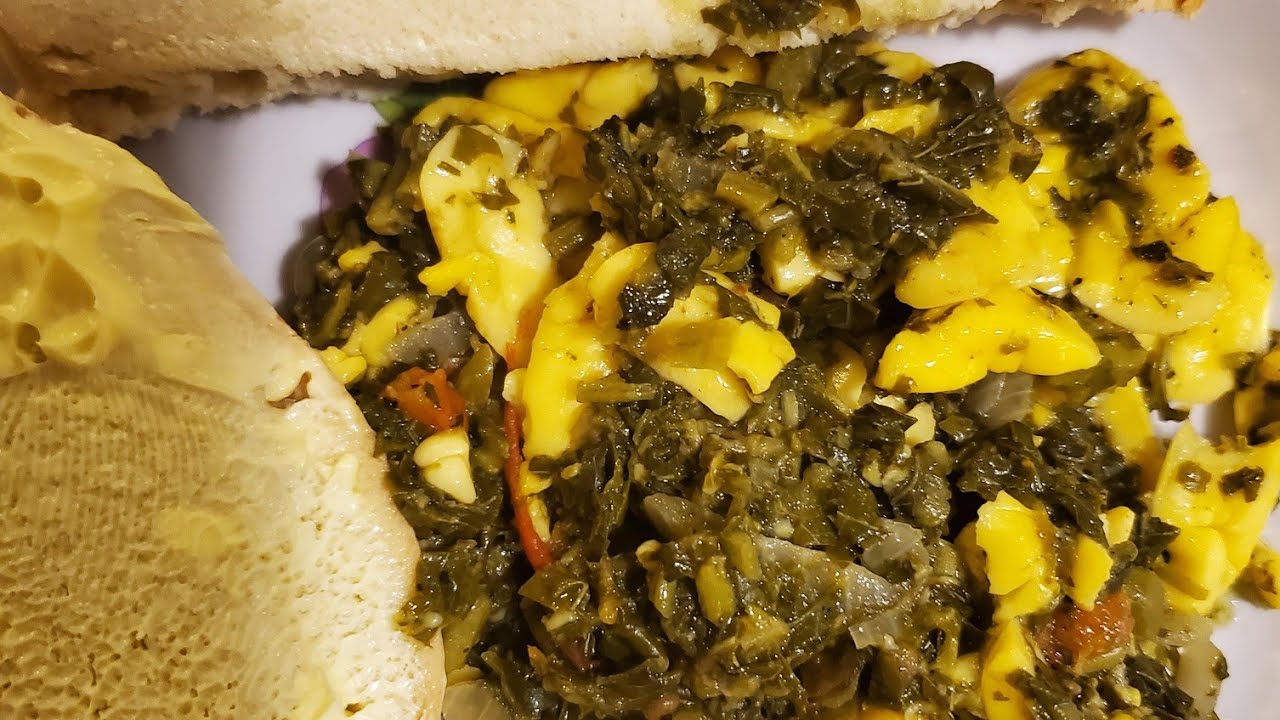 Quick Quarantine Breakfast || Jamaican Callaloo & Ackee! Say What! Cook ...