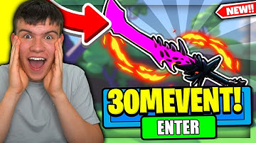 *NEW* ALL WORKING 30M EVENT UPDATE CODES FOR SWORD SIMULATOR! ROBLOX SWORD SIMULATOR CODES
